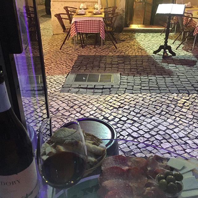 Mm. Dinner. The Old Pharmacy Wine Bar. Lisbon, Portugal. Ola!