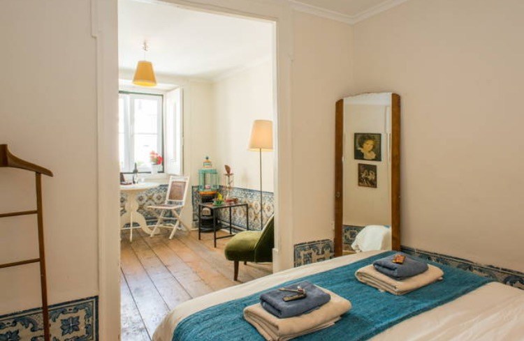 Bairro Alto, Lisbon’s amazing Fado District, is pricy to stay in, but I got this double room with a private bathroom in the heart of it for about what I’d probably pay to stay in Roam, but I also stayed with locals who were incredibly gracious and fun and taught me about the area. Photo from AirBNB.com.