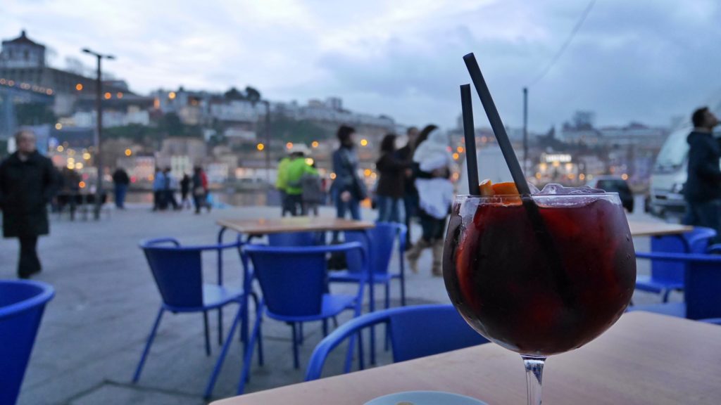 This looks like sangria to you, but to me it was a beverage I chose well after a day of walking more than 8km doing photography in the Old Town of Porto, Portugal. My feet were killing me but I felt such gratitude.